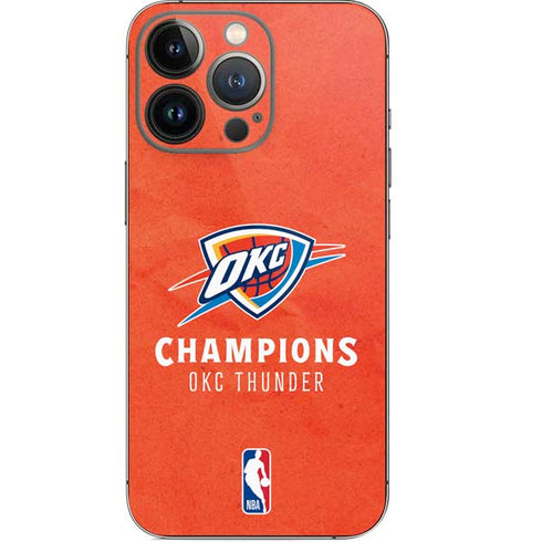 2025 NBA Champions Oklahoma City Thunder iPhone 14 Pro Skin